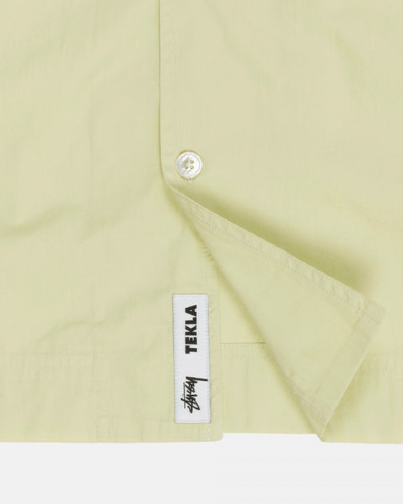 Stussy Tekla Poplin Pyjama Shirt Košulje Ženske Svijetlo Zelene Srbija | ZMQ-6124