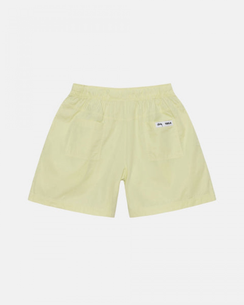 Stussy Tekla Poplin Pyjama Shorts Kratke Hlače Muške Svijetlo Zelene Srbija | SCY-6228