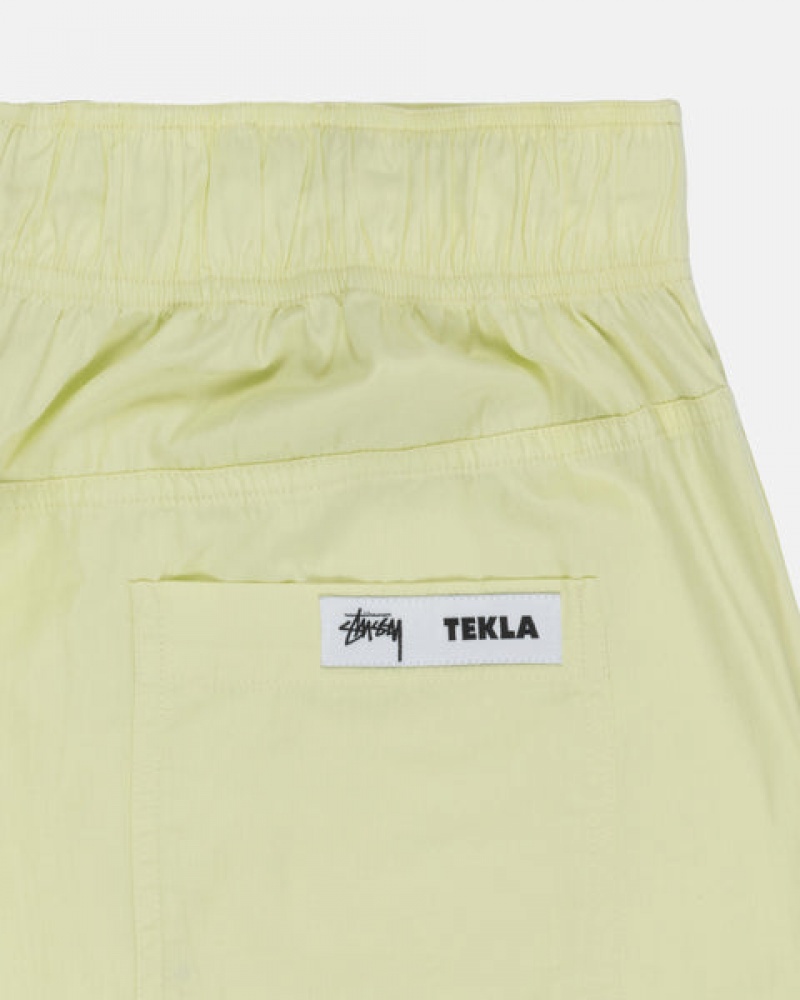 Stussy Tekla Poplin Pyjama Shorts Kratke Hlače Muške Svijetlo Zelene Srbija | SCY-6228