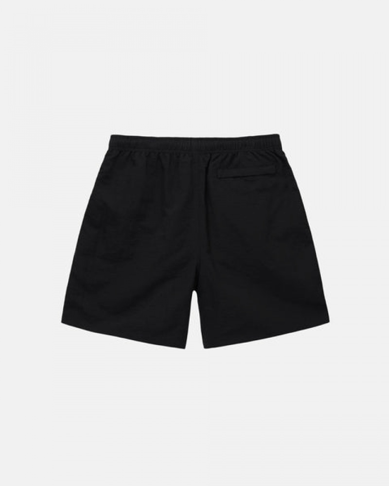 Stussy Water Short Big Basic Kratke Hlače Ženske Crne Srbija | VNS-4791