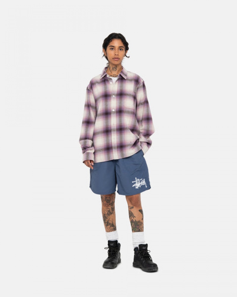 Stussy Water Short Big Basic Kratke Hlače Ženske Tamnoplave Srbija | HDO-7391