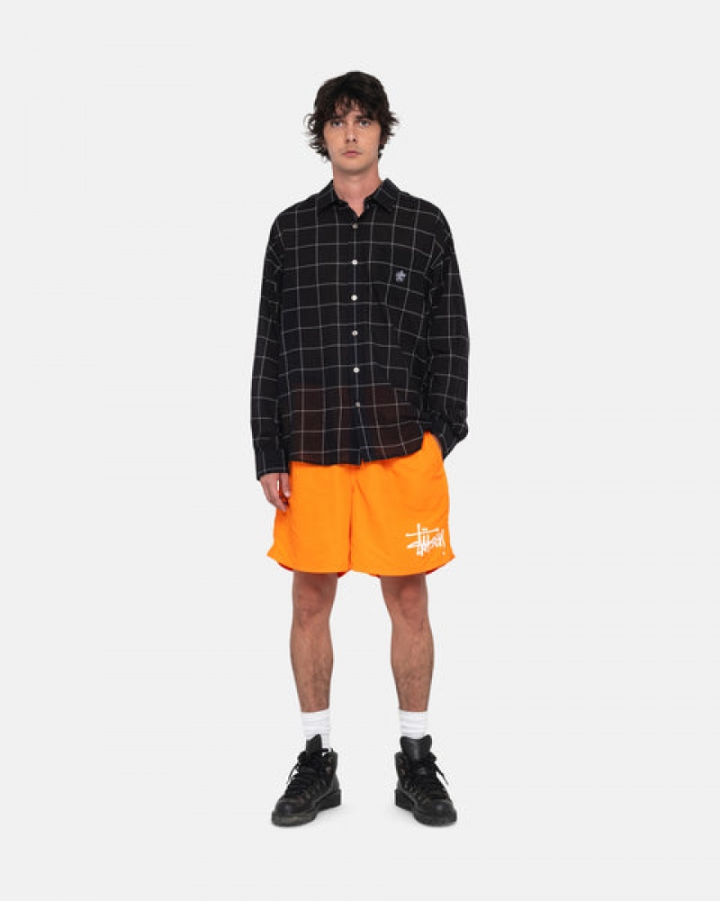 Stussy Water Short Big Basic Kratke Hlače Ženske Narančaste Srbija | CFB-6346