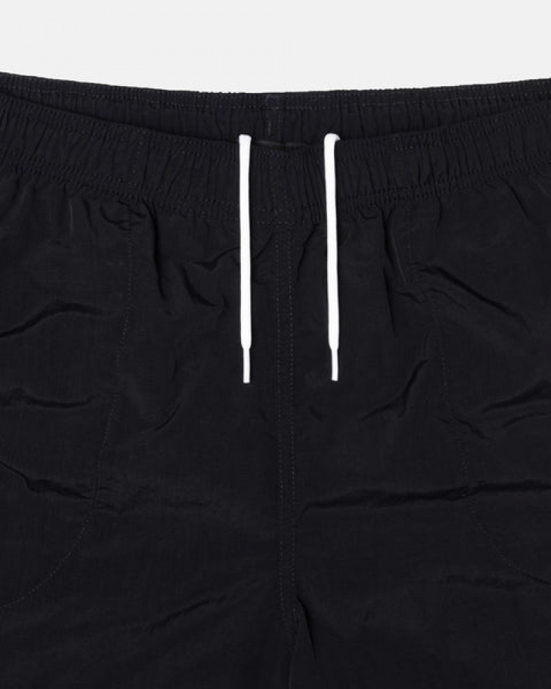 Stussy Water Short Stock Kratke Hlače Muške Crne Srbija | TCA-9623