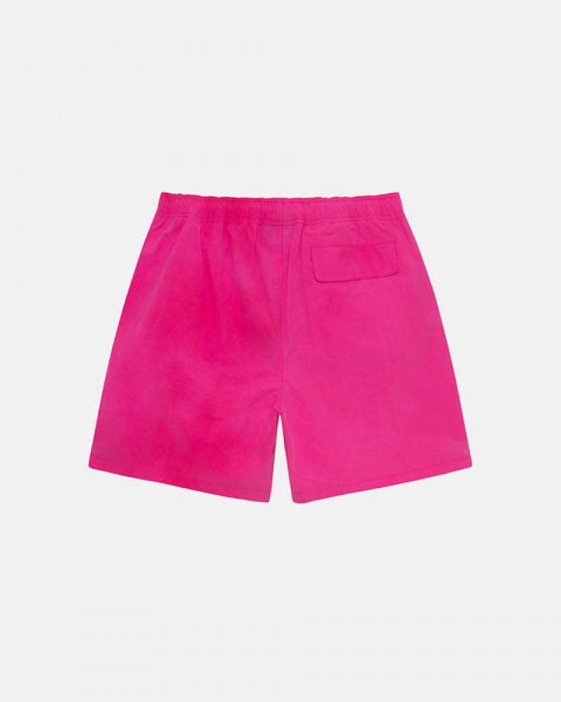 Stussy Wave Dye Najlon Short Kratke Hlače Muške Fuksije Srbija | DBG-5478