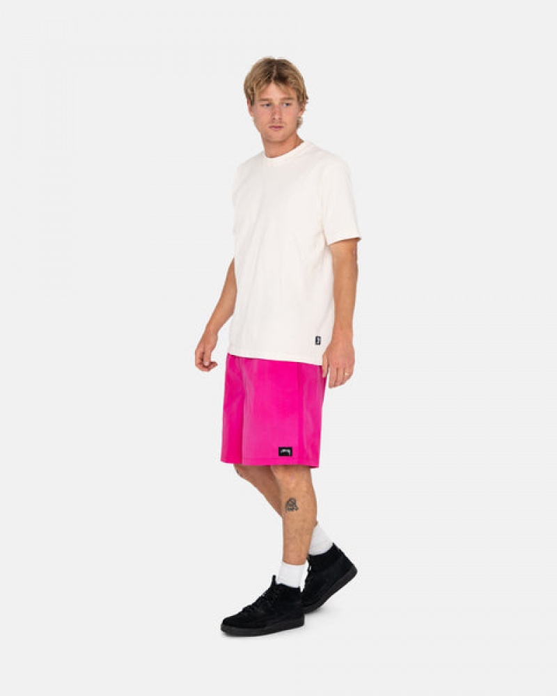 Stussy Wave Dye Najlon Short Kratke Hlače Muške Fuksije Srbija | DBG-5478