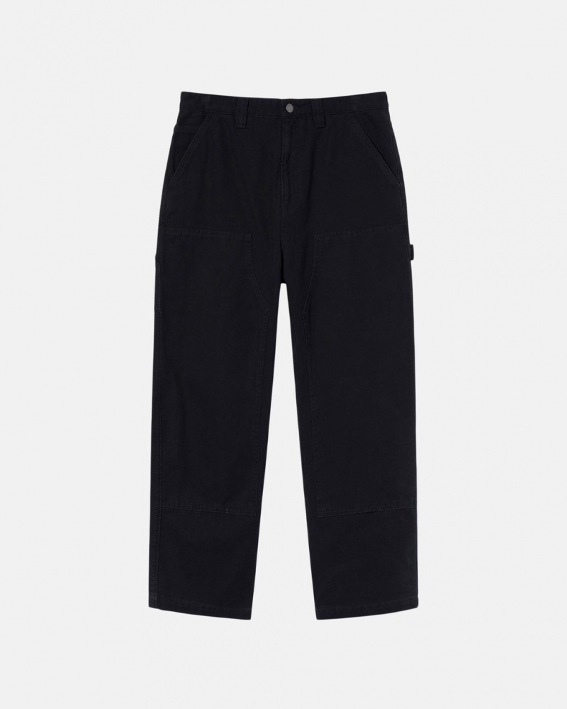 Stussy Work Pant Canvas Hlače Muške Crne Srbija | JFC-9948