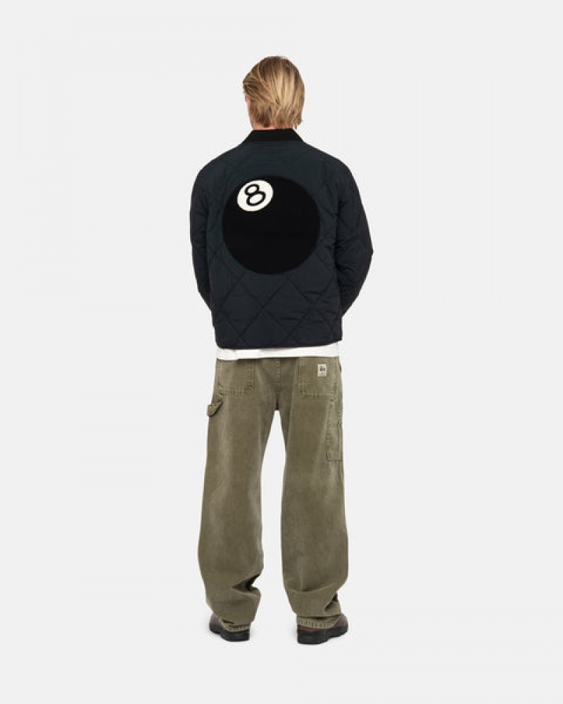 Stussy Work Pant Canvas Hlače Muške Maslinasto Zelene Srbija | OGZ-9096