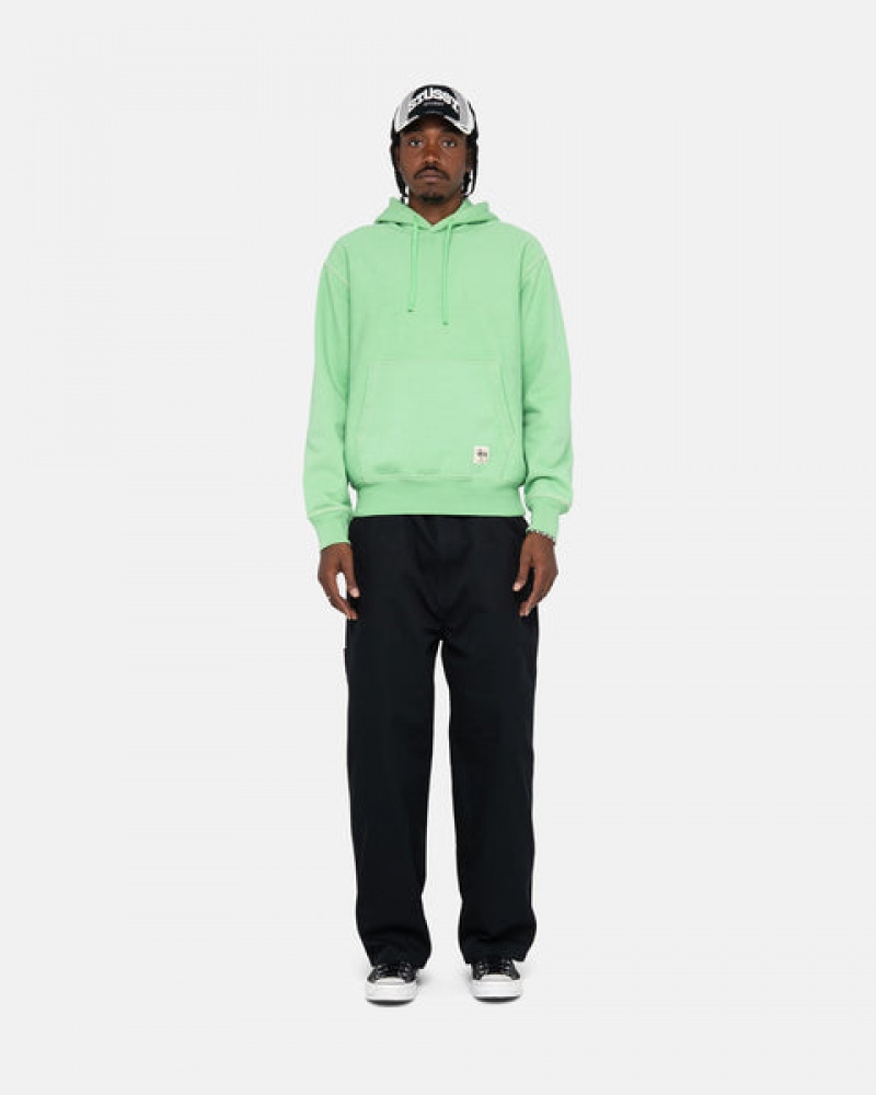 Stussy Workgear Trouser Twill Hlače Muške Crne Srbija | BRD-3057