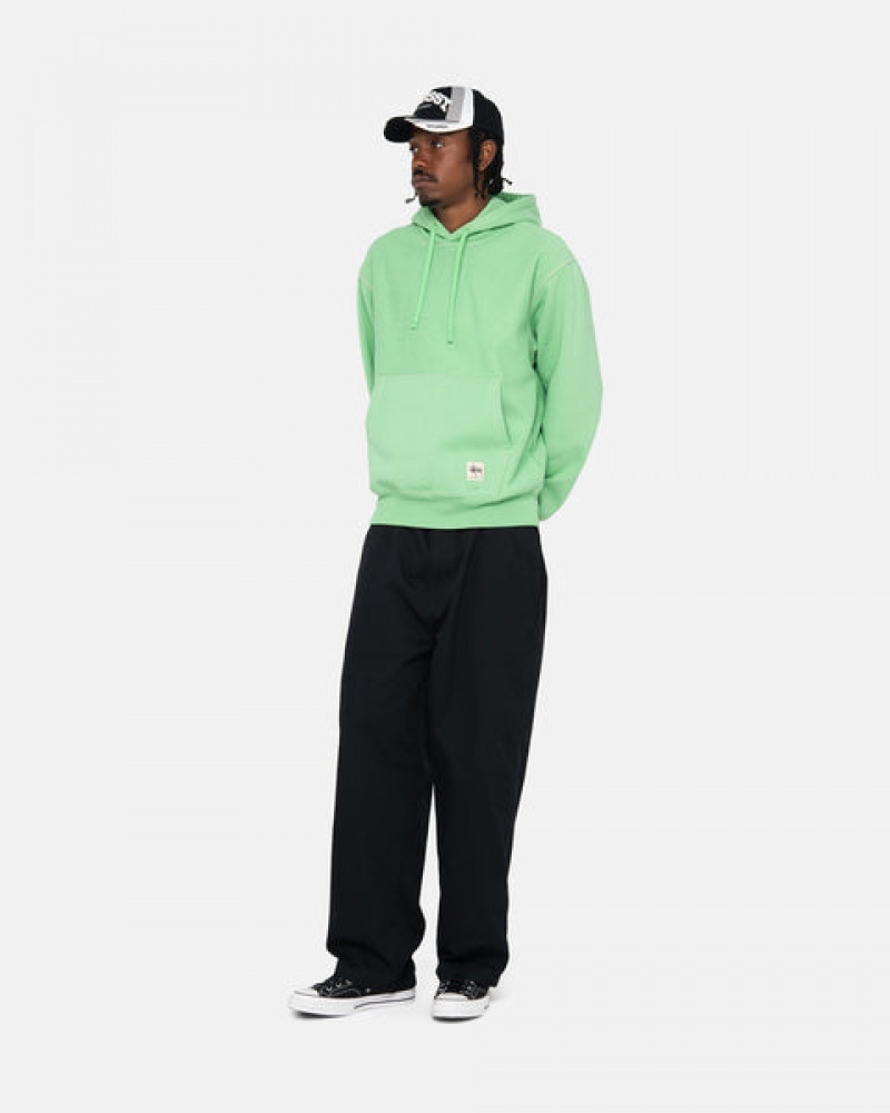 Stussy Workgear Trouser Twill Hlače Muške Crne Srbija | BRD-3057